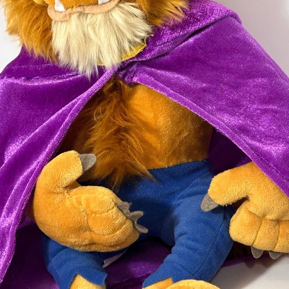 Vintage Disney Beauty and The Beast Beast Plush Toy - Picture 9 of 11